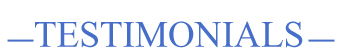 Testimonials